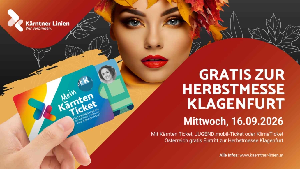 Mit den Kärntner Linien zur Herbstmesse Klagenfurt