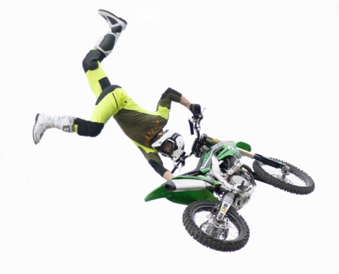 Motorrad Stunt